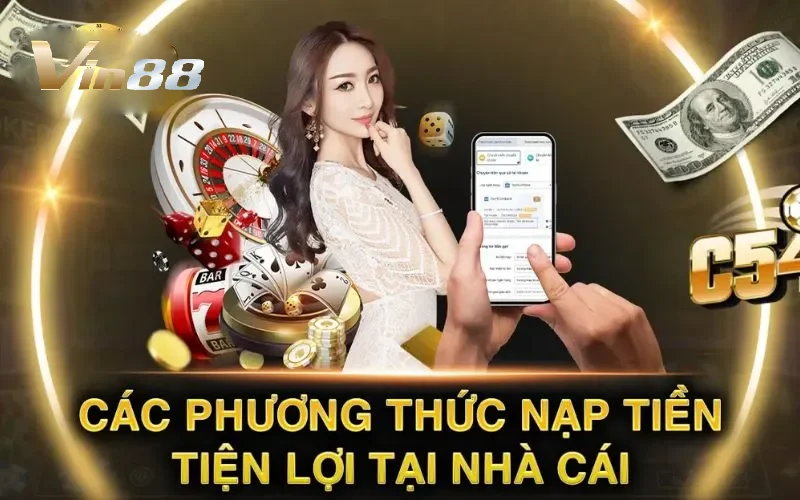 Nạp tiền cá cược qua ngân hàng điện tử